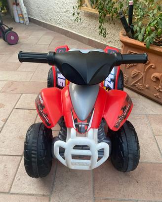 Quad elettrico per bambini rosso – usato una volta