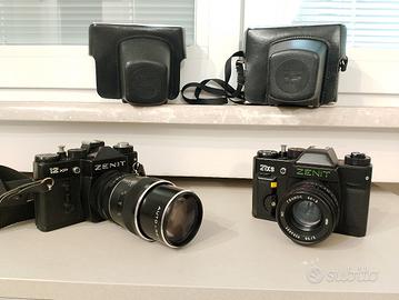 Zenit 21XS + 12XP +  Helios 44-3 + Revuenon 240mm