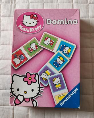 Gioco in scatola domino hello kitty 