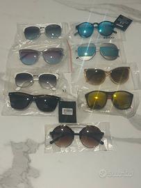 Stock occhiali da sole