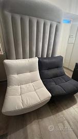 Divani / poltrone chateau d ax grigio e bianco