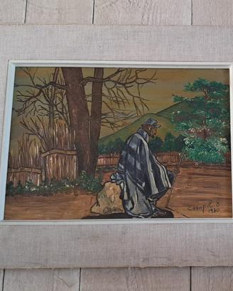 Dipinto Olio 1930 Ettore Canopeli - Raro