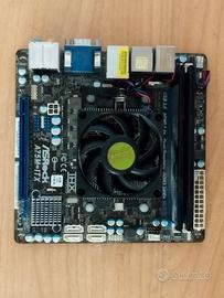 Asrock A75M-ITX + AMD A4 3300 + 2x2gb Geil ram