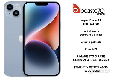 Apple iPhone 14 Blue 128 Gb