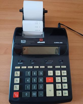 Calcolatrice scrivente Olivetti Summa 302