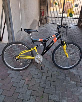 Mountain Bike doppio ammortizzatore ruota 26"