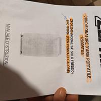 condizionatore portatile con pompa di calore 