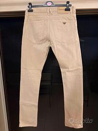 Emporio Armani pantaloni uomo beige nuovi mai usat