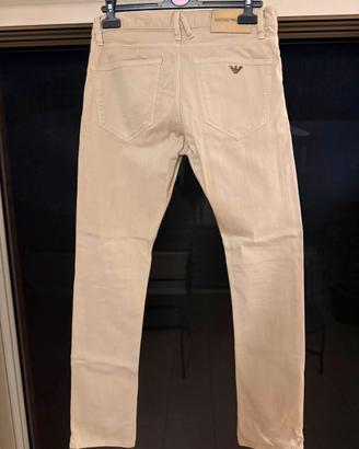Emporio Armani pantaloni uomo beige nuovi mai usat