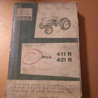 catalogo parti di ricambio mod 411R e 421R