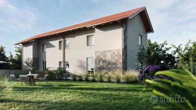 Villa di 130 m² con 4 locali e box auto a Lombardo