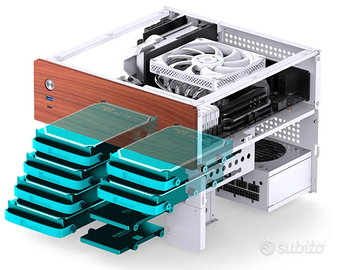 Case per NAS o PC : Jonsbo N4 White