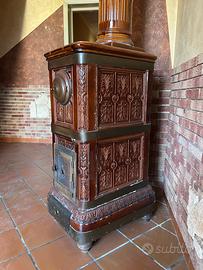 STUFA IN CERAMICA DI CASTELLAMONTE