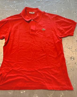 T-Shirt Lacoste Rossa Taglia L