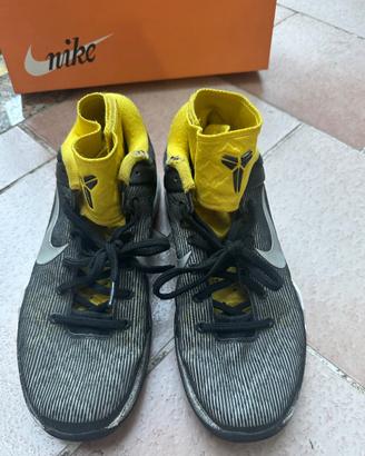 Scarpe Basket Nike Kobe 7 Nero Bianco Del Sol