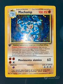 Machamp 8/102 Set Base Holo Prima edizione