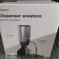 Dispenser areatore per vino