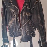 giacca moto pelle vintage 93-94 Harley Davidson 