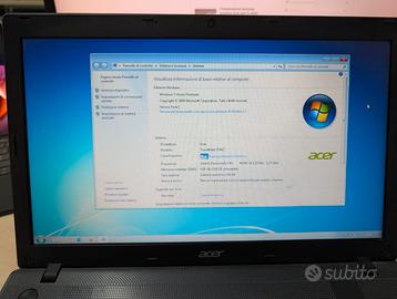 PC portatile Acer travel mate 5744 intel P6300 4GB