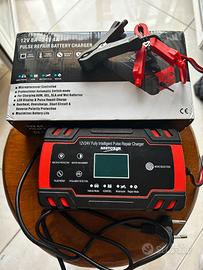 Caricabatterie Auto 12V 8A per Auto Moto AGM GEL