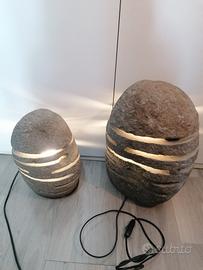 Lampade in pietra naturale 