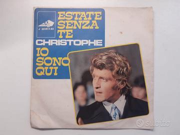 Christophe Estate senza te vinile 45 giri