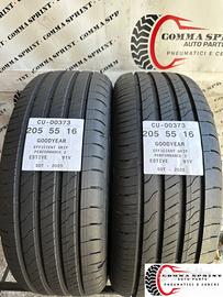 2 PNEUMATICI 205/55 R16 GOODYEAR ESTIVE SEMINUOVE