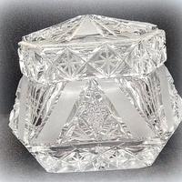 Scatola cristallo portagioie 1930 cm12x8x8h gr.728