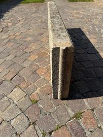 Cordolo in cemento o zanella dimensioni 100x30x8