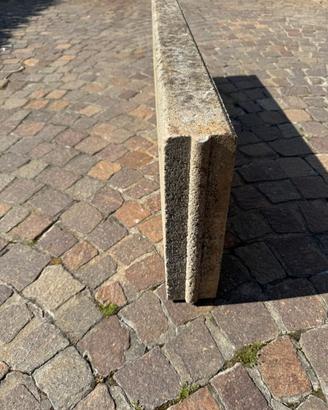 Cordolo in cemento o zanella dimensioni 100x30x8