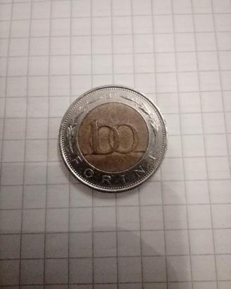 Moneta da 100 Forint Ungheria 