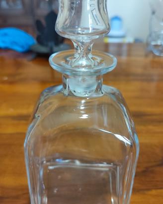 Bottiglia in cristallo con tappo 