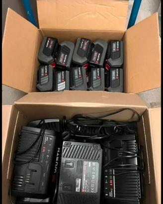 lotto di 2 batterie piu caricabatterie 