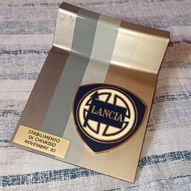 fermacarte logo Lancia vintage 