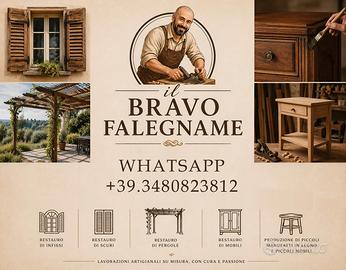 Restauro il tuo legno. Preciso a prezzi onesti