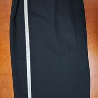 Gonna midi nera FOXTON