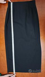 Gonna midi nera FOXTON