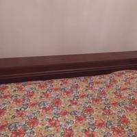 Letto matrimoniale testata contenitore rete ortope