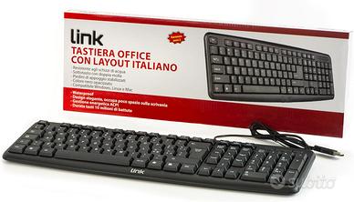 LINK TASTIERA ITALIANA USB PER PC , NUOVA