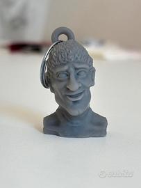 Portachiavi "il capo" testa di art attack