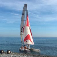 Catamarano tiger armato classe A F18