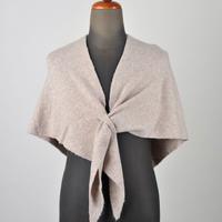 Sciarpa in Cashmere Elegante Beige Triangolare