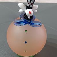 Statuina vintage Gatto Silvestro vetro di Murano