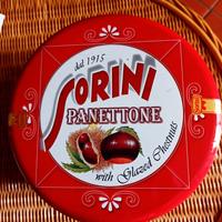 Scatola latta vintage Sorini