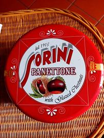 Scatola latta vintage Sorini