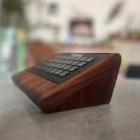 Stream Deck XL supporto legno di noce