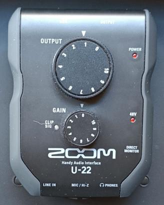 Scheda audio USB Zoom U-22