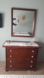 camera da letto matrimoniale in legno massello