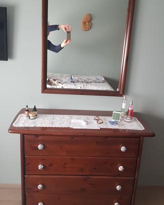 camera da letto matrimoniale in legno massello