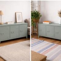 MOBILE TV METALLO - STILE INDUSTRIALE